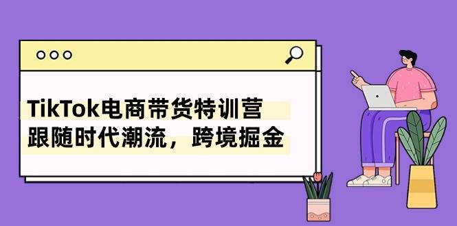 TikTok电商带货特训营，跟随时代潮流，跨境掘金（8节课）-蓝海无涯