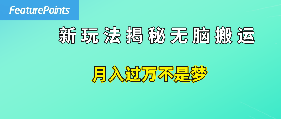 简单操作，每天50美元收入，搬运就是赚钱的秘诀！-蓝海无涯